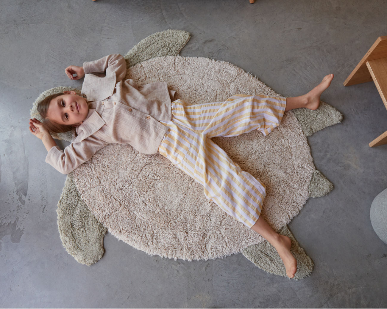 Lorena Canals waschbarer Teppich 'Sea Turtle' 110x130cm