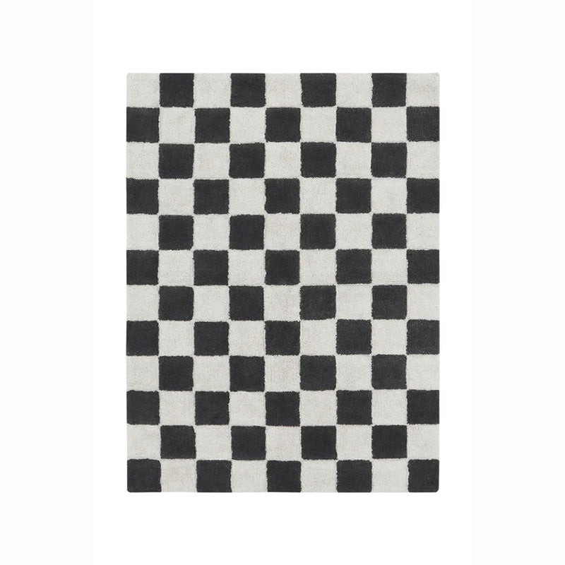 Lorena Canals waschbarer Teppich 'Tiles' dark grey 120x160cm