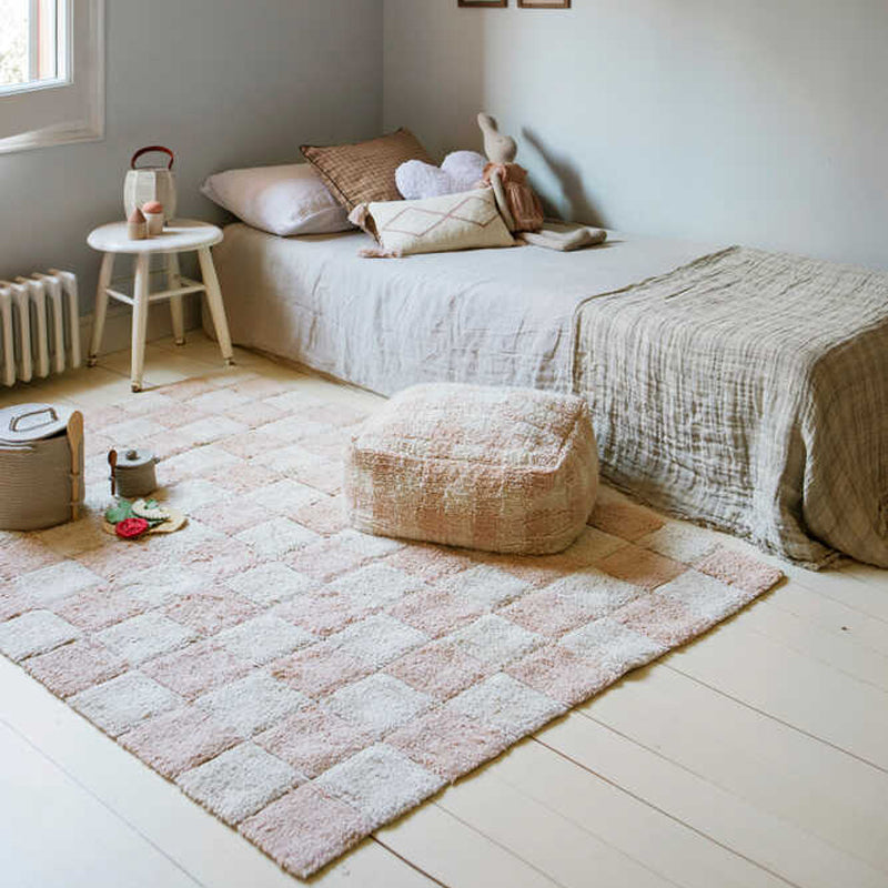 Lorena Canals waschbarer Teppich 'Tiles' rose 120x160cm