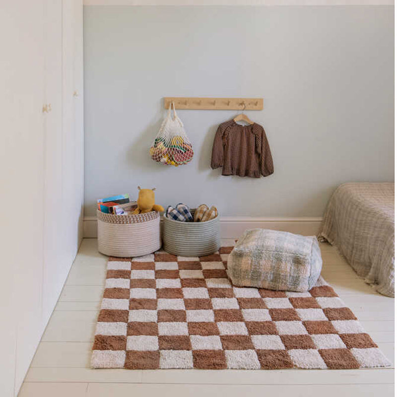 Lorena Canals waschbarer Teppich 'Tiles' toffee 120x160cm