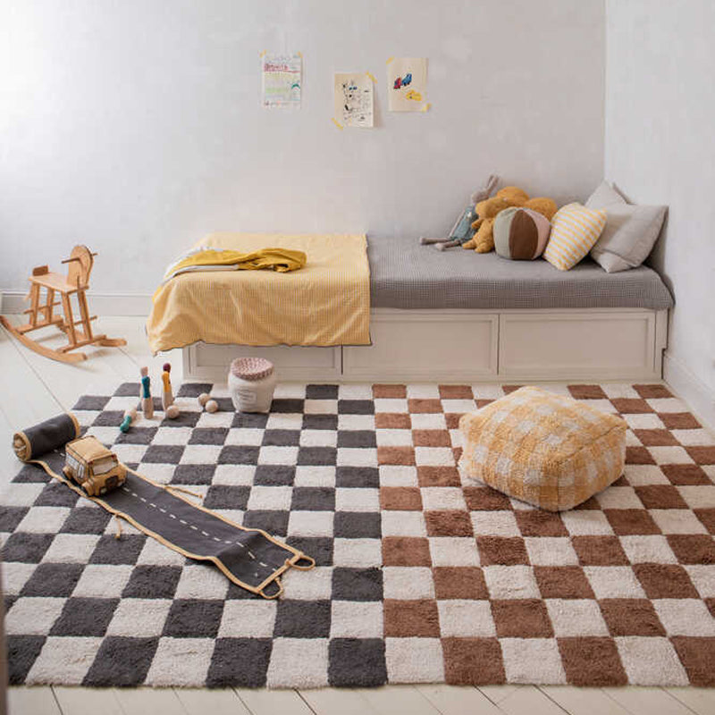 Lorena Canals waschbarer Teppich 'Tiles' toffee 120x160cm