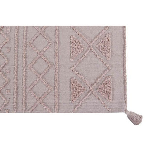 Lorena Canals waschbarer Teppich 'Tribu' in rosa 170x240cm