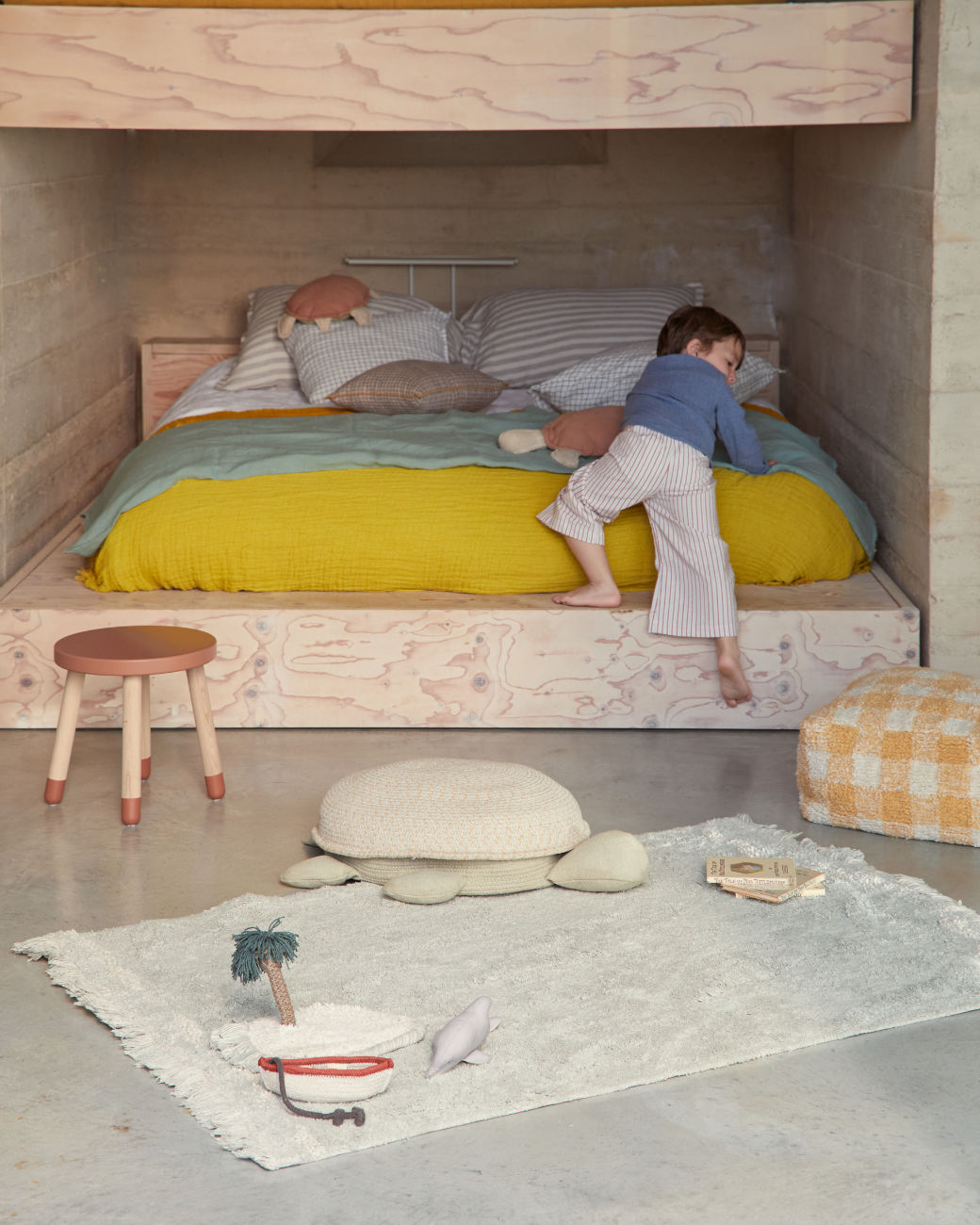 Lorena Canals waschbarer Teppich 'Waves' 90x130cm