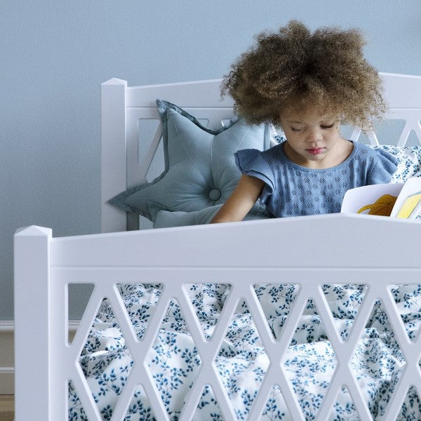 Cam Cam Kissen 'Stern' aus Bio-Baumwolle in petroleum 48cm