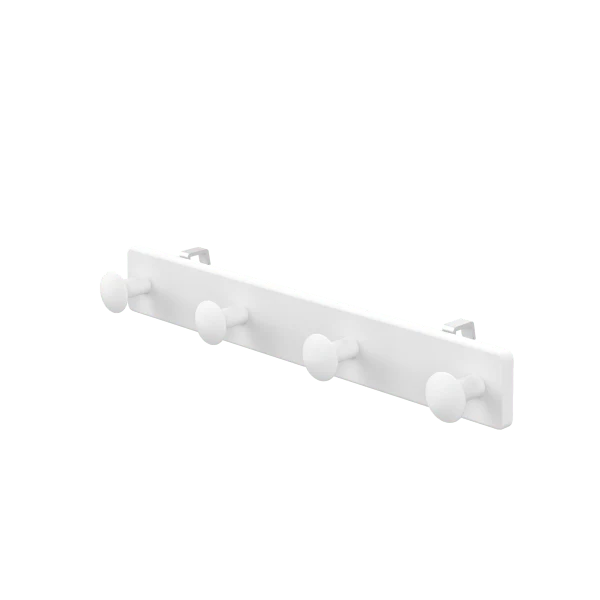 LIFETIME Kleiderhakenleiste für Betten in weiß