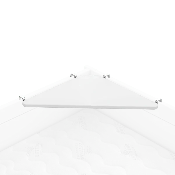 LIFETIME Eckablage für Betten in weiß oder white wash