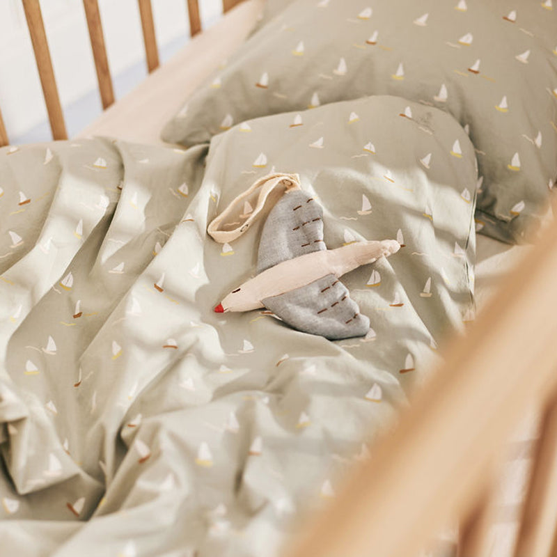 Oliver Furniture 'Dear April' Juniorbettwäsche in 'Sailboats' 100x135cm