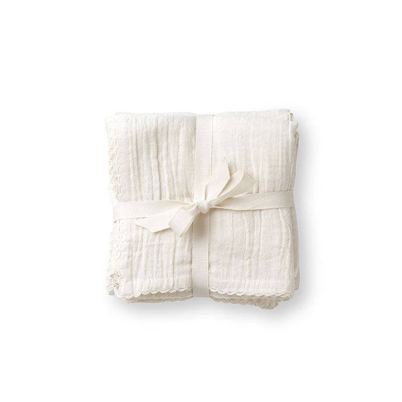 Oliver Furniture 'Dear April' 3er-Pack Musselintuch in 'Pure Nature'