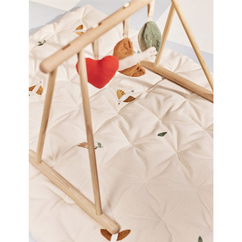 Dear April Bestickte Spielmatratze in 'Songbirds'