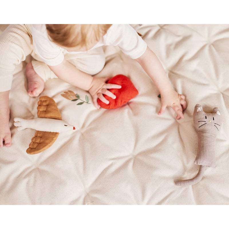 Dear April Bestickte Spielmatratze in 'Songbirds'