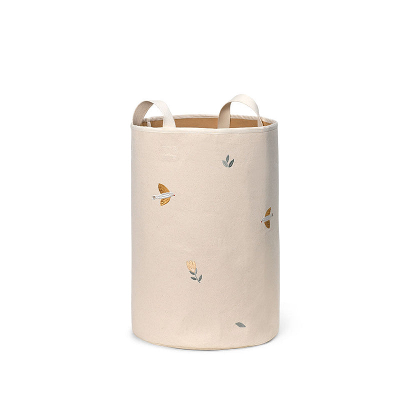 Oliver Furniture 'Dear April' Bestickter Aufbewahrungskorb in 'Songbirds' Ø35x50cm