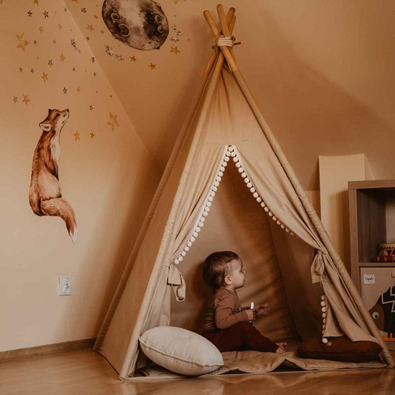 Dekornik Wandsticker Fuchs mit Mond "Mr. Fox Gute Nacht" 70x75cm