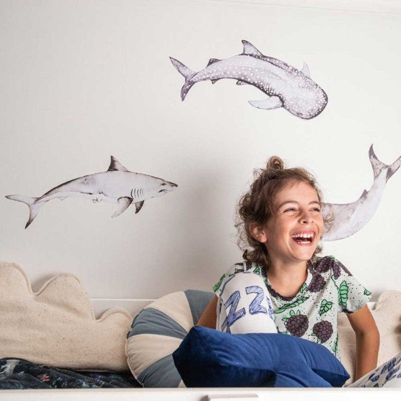 Dekornik Wandsticker Meerestiere "Happy ocean", 70x70cm - einzeln klebbar