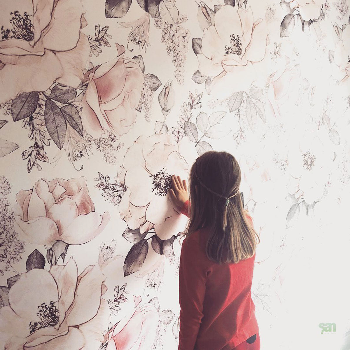 Dekornik Tapete Pink Garden 100x280cm