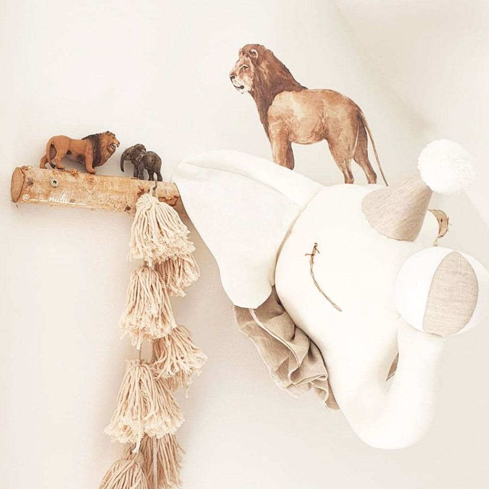 Dekornik Wandsticker Safaritiere "Savana Wonderland Set", 70x70cm - einzeln klebbar