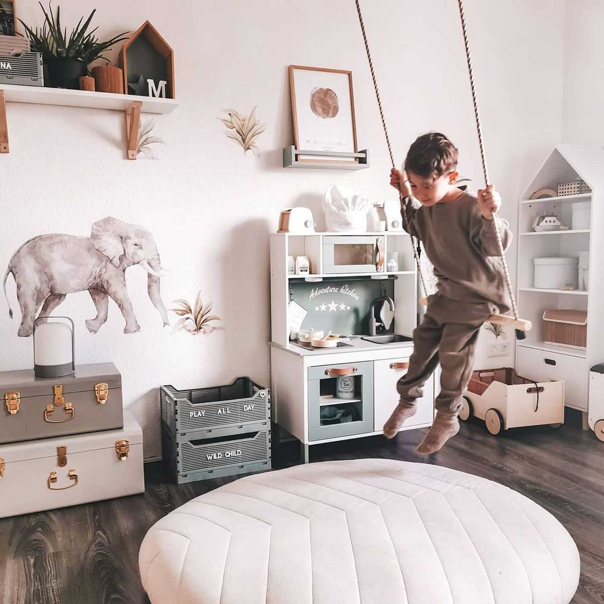 Dekornik Wandsticker Safaritiere "Savana Wonderland Set", 70x70cm - einzeln klebbar