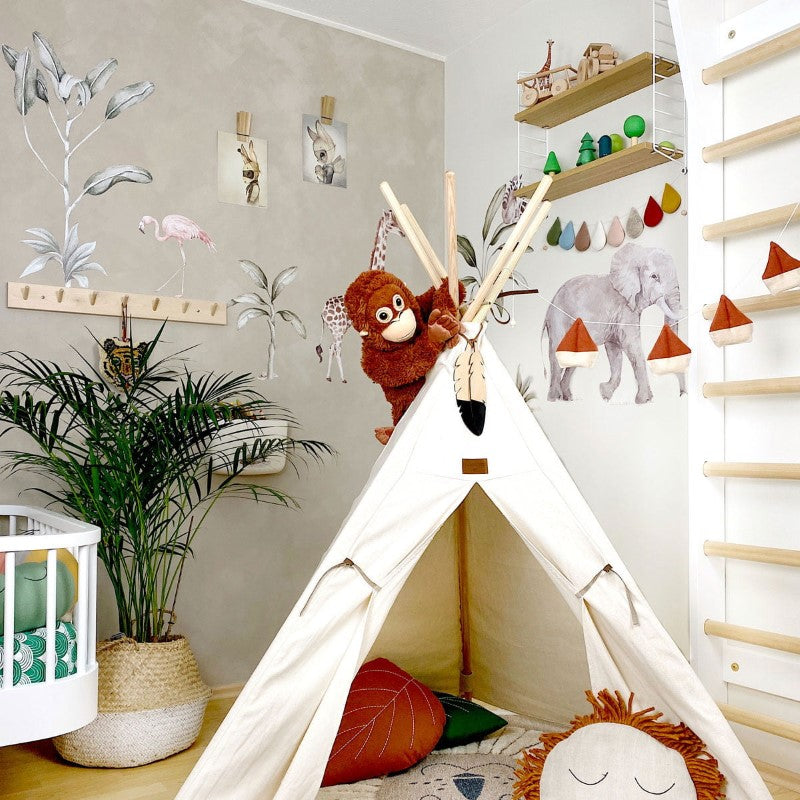 Dekornik Wandsticker Safaritiere "Savana Wonderland Set", 70x70cm - einzeln klebbar