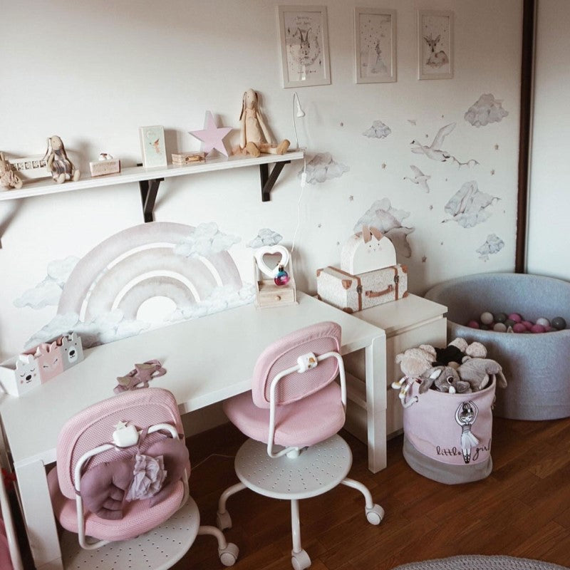 Dekornik Wandsticker Regenbogen Girl - 98x47 cm