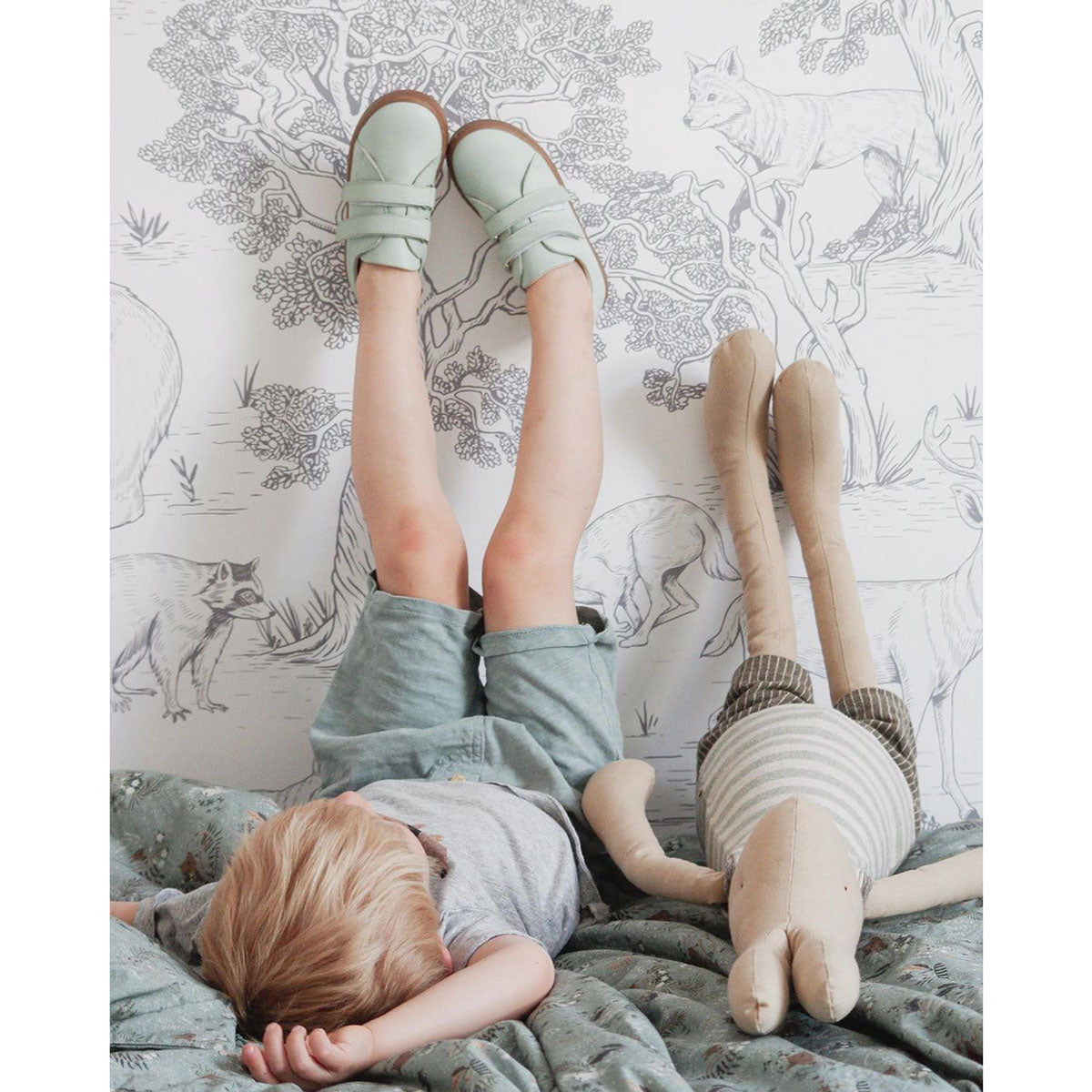 Dekornik Tapete Tiere schwarz-weiss 100x280cm