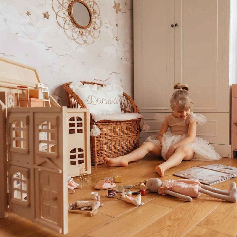 Dekornik Tapete magische Schwäne in beige 100x280cm