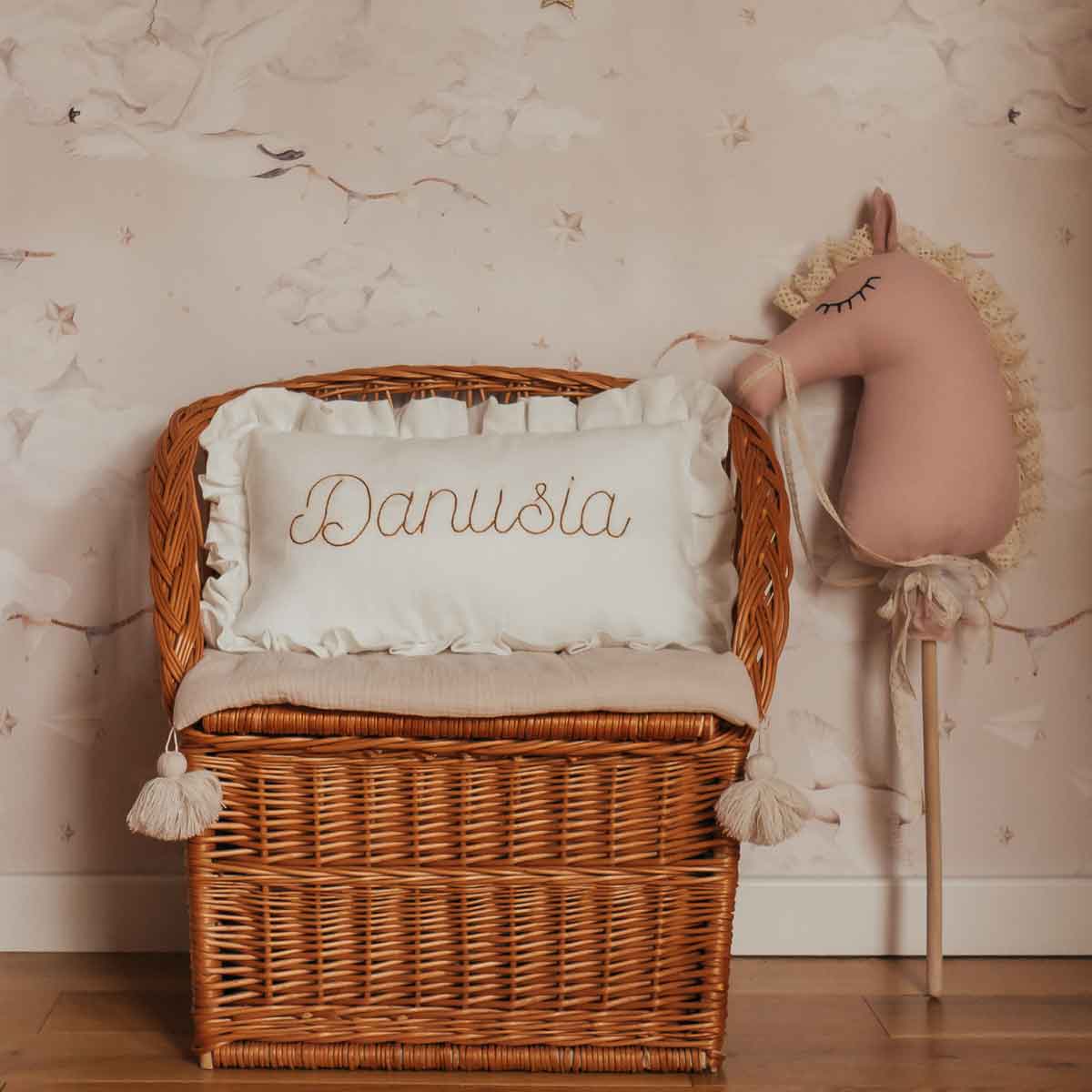 Dekornik Tapete magische Schwäne in beige 100x280cm