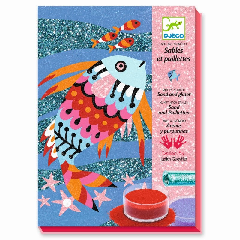 Djeco Sandbild 'Regenbogen Fische'