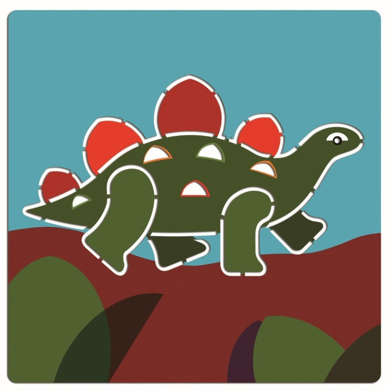 Djeco Schabloenen-Set 'Dinosaurier'