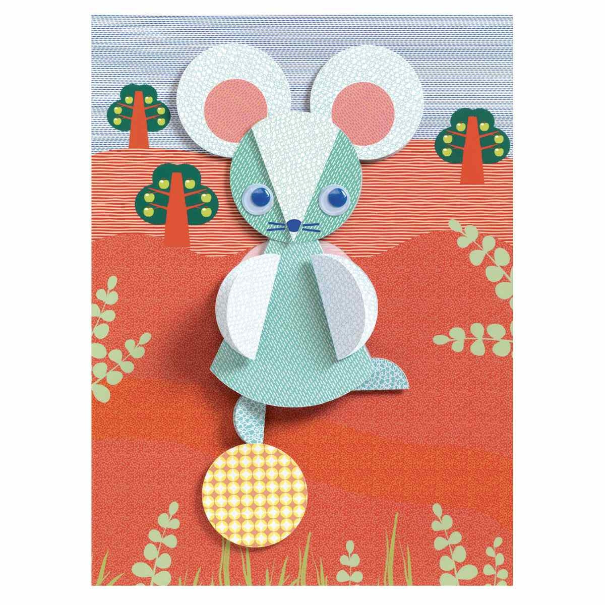 Djeco Stickerbilder  "Rundherum"