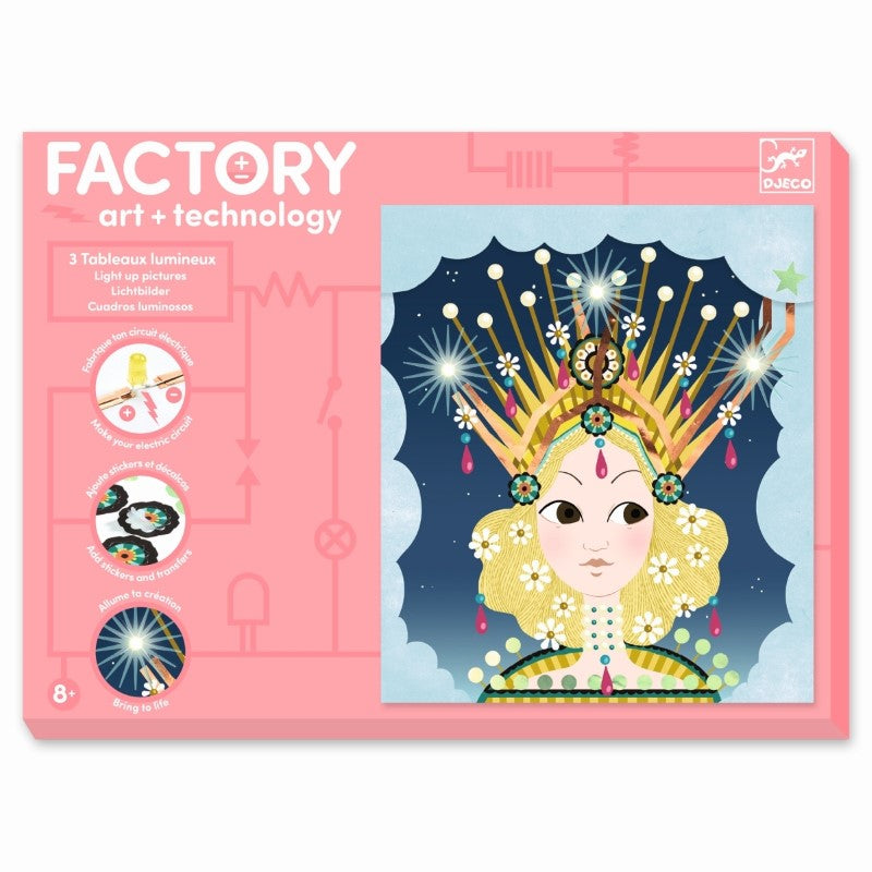 Djeco Factory: Bilder zum Beleuchten 'Kronen'