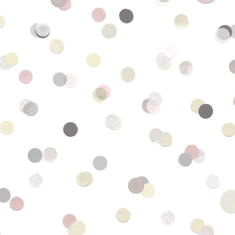 Eijffinger Mini Me Vliesapete Konfetti in beige-mauve-bronze