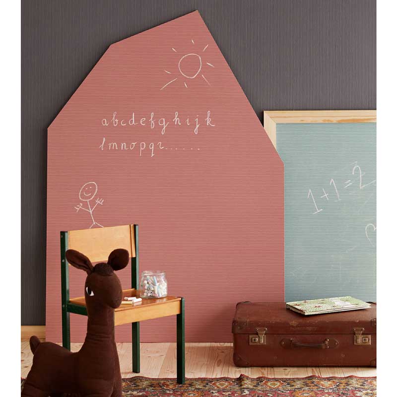 Eijffinger Mini Me Vliesapete Maltafel -beschriftbar mit Kreide- in mauve