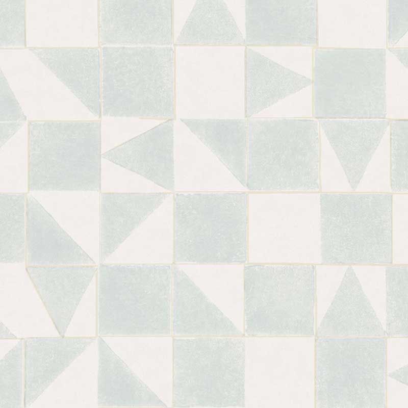 Eijffinger Mini Me Vliesapete Quadrate & Dreiecke in mint