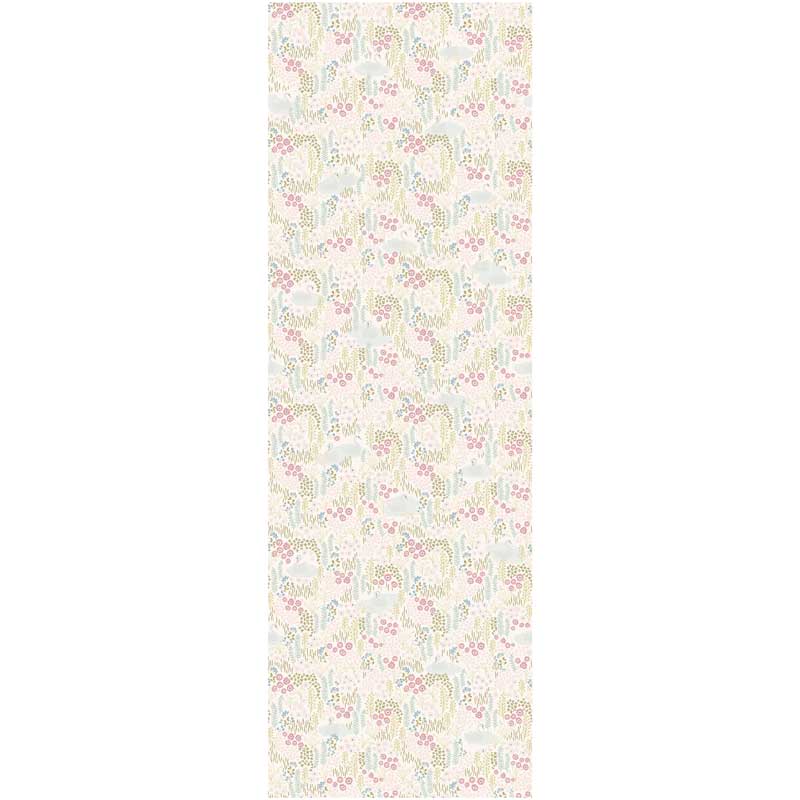 Eijffinger Mini Me Fototapete aus Vlies Schwan in mint-rosa ca. 93x280cm