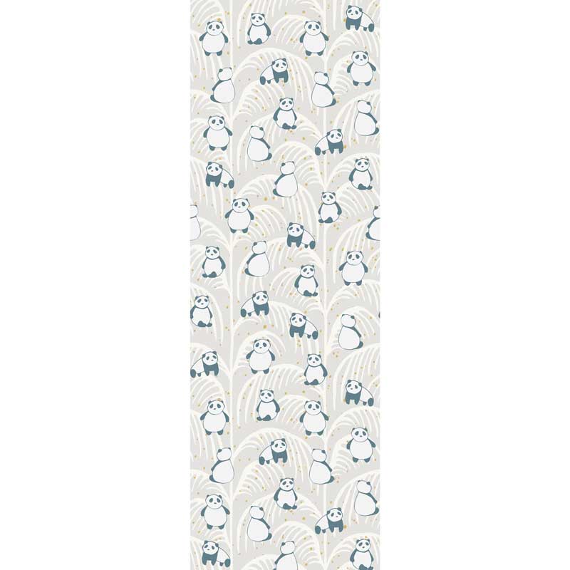 Eijffinger Mini Me Fototapete aus Vlies Pandabären in pastellgrün ca. 93x280cm