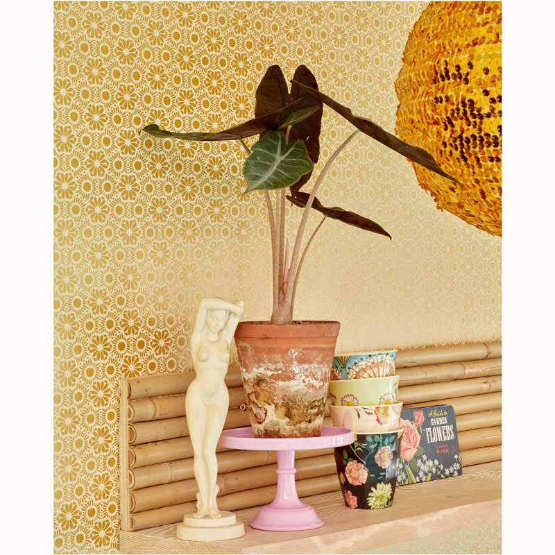 Eijffinger Rice "Everyday Magic two" Struktur Blumen gold