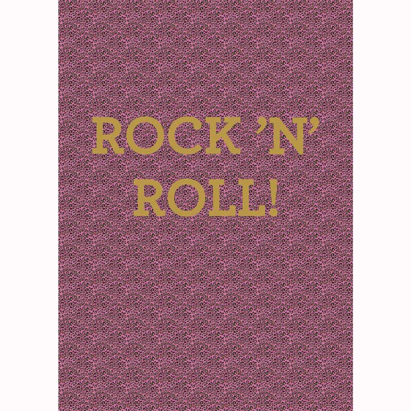 Eijffinger Rice "Everyday Magic two" Tapetenwandbild "Rock N Roll!" Leopard rosa