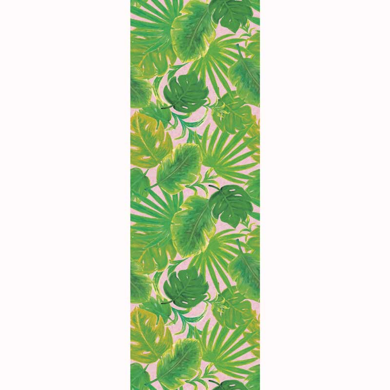 Eijffinger Rice "Everyday Magic two" Tapetenwandbild rosa mit Dschungel-Blättern