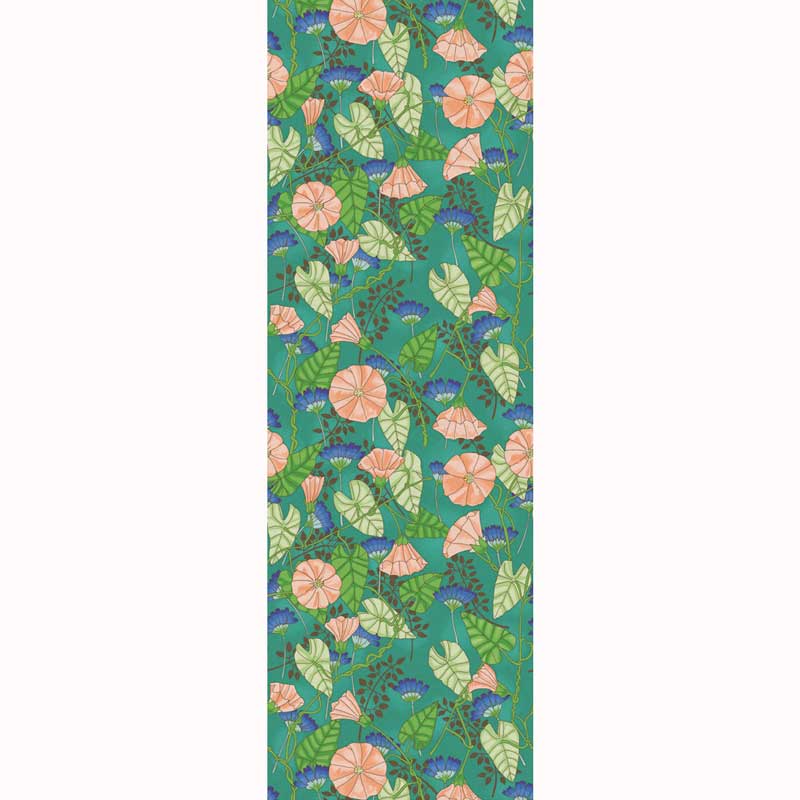 Eijffinger Rice "Everyday Magic two" Tapetenwandbild grün mit Blumenranken