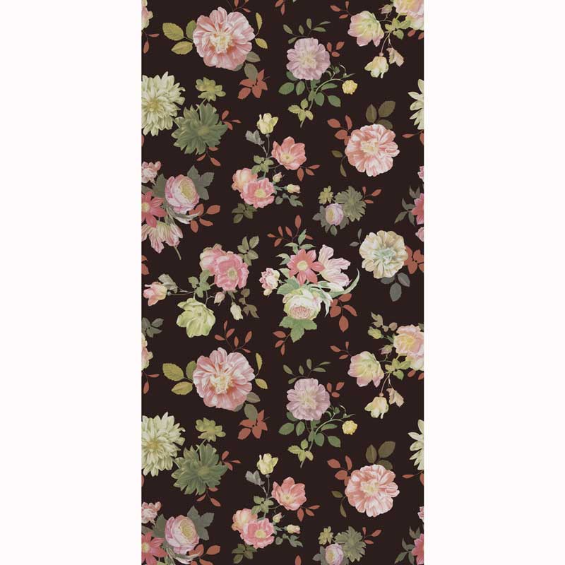 Eijffinger Rice "Everyday Magic two" Tapetenwandbild Floral schwarz/grün/rosa