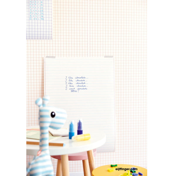 Eijffinger "Wallpower Junior" Vliestapete mit Collageblock-Karos in creme/orange