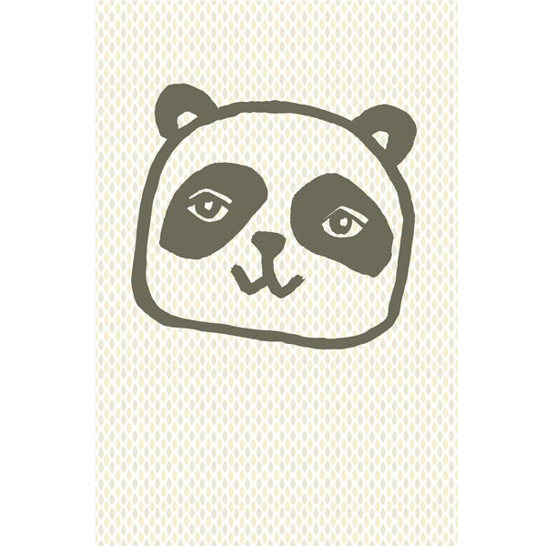 Eijffinger "Wallpower Junior" Wandbild mit Panda in schwarz/weiß/sand 280x186cm
