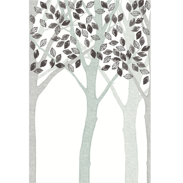 Eijffinger "Wallpower Junior" Wandbild Bäume in creme/grün/grau 280x186cm