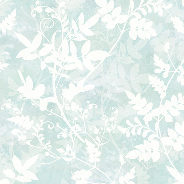 Eijffinger "Wallpower Junior" Wandbild Flowers Fantasie blau/grün/creme 280x139cm