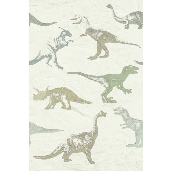 Eijffinger "Wallpower Junior" Wandbild Dinos in grün/creme 280x186cm