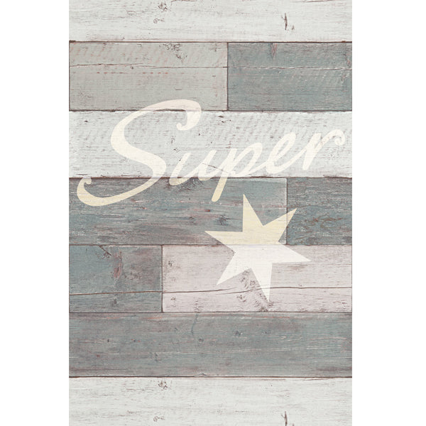 Eijffinger "Wallpower Junior" Wandbild "Superstar" in grau/weiß 280x186cm