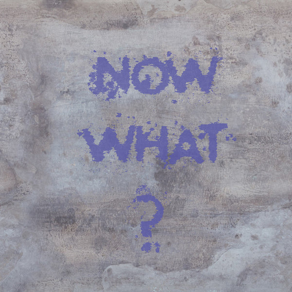 Eijffinger "Wallpower Junior" Wandbild "Now what?" in grau/blau 280x279cm