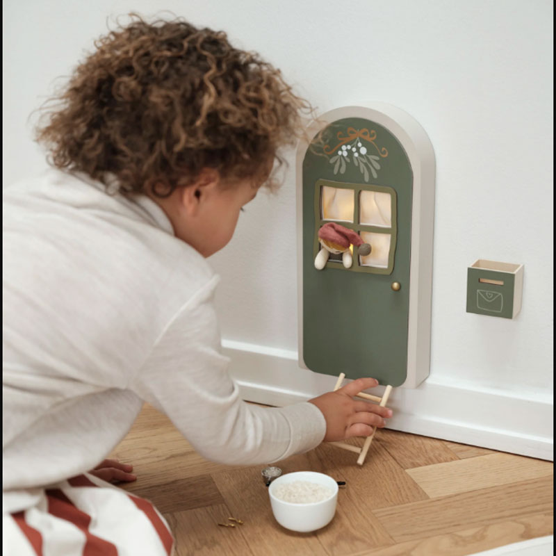 Fabelab Elfentür grün mit Licht