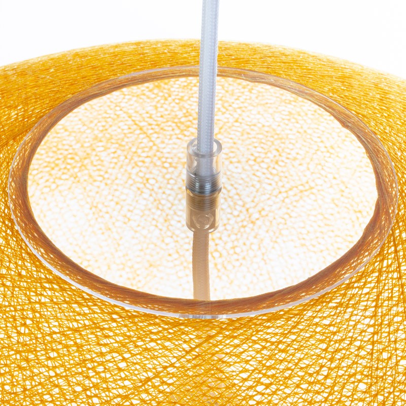 La Case de Cousin Paul einfache Deckenlampe Globus 'Curry' Ø50cm