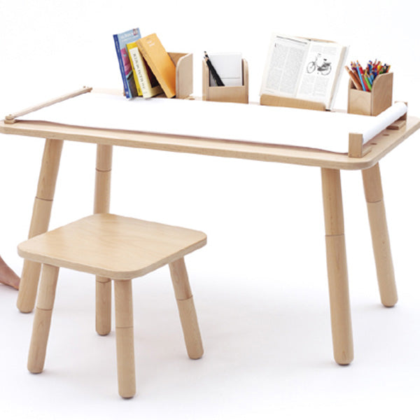 Pure Position Hocker für den Growing Table 42x42cm in natur