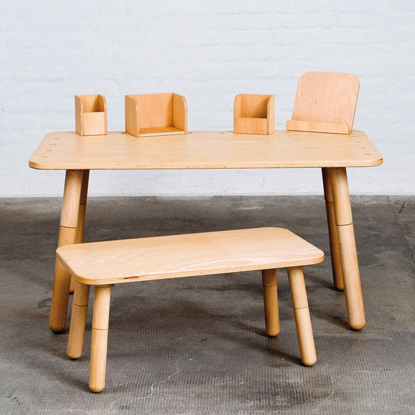 Pure Position Growing Table 65x120cm – der Kindertisch, der mitwächst in natur
